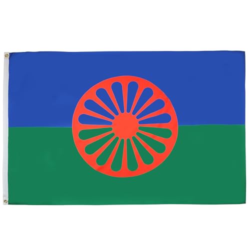 Bandeirosa AZ FLAG 150X90 Cm Gipsy (Poliestireno) AZ FLAG - Bandeiras e cataventos - poliéster, 150x90 cm, gipsy