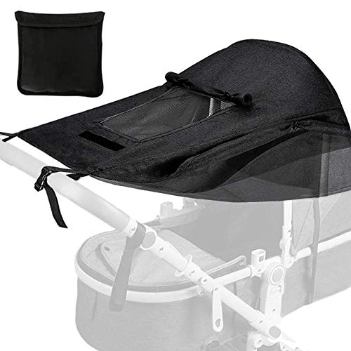 Toldo Protetor Solar Universal Preto 60X80Cm Xionghonglong - Móveis para bebês e crianças pequenas - protetor solar, toldo, preto, 60x80cm
