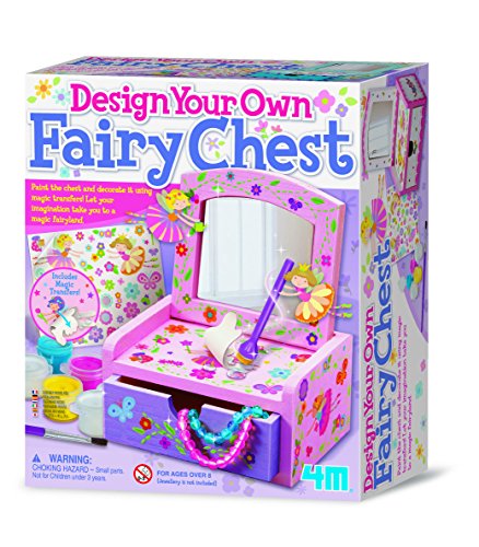Kit de Artesanato para Crianças 4M FAIRY MIRROR CHEST 4M - Kits de artesanato de brinquedos - kit, artesanato, crianças, mágico, espelho, caixa