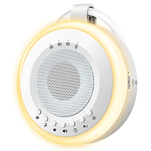 Máquina de Som Easy@Home com Luz Noturna e Controle Remoto Easy@Home - Luminárias Decorativas - som, luz noturna, controle remoto