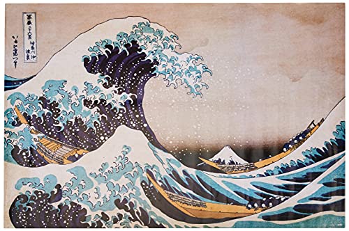 Póster ERIK EDITORES The Great Wave off Kanagawa ERIK - Pósteres, impressões e arte visual - 61x91,5 cm, alta qualidade, brilho