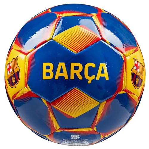 Bola de Futebol FC BARCELONA (Laranja - Poliuretano) Hy-Pro International - Roupa - fc barcelona, laranja, poliuretano