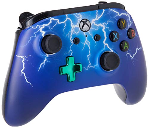 Comando com fio POWER-A para Xbox One - Spider Lightning (Xbox One) Power A - Controlos de jogo - comando, fio, xbox one, spider lightning, design inspirado
