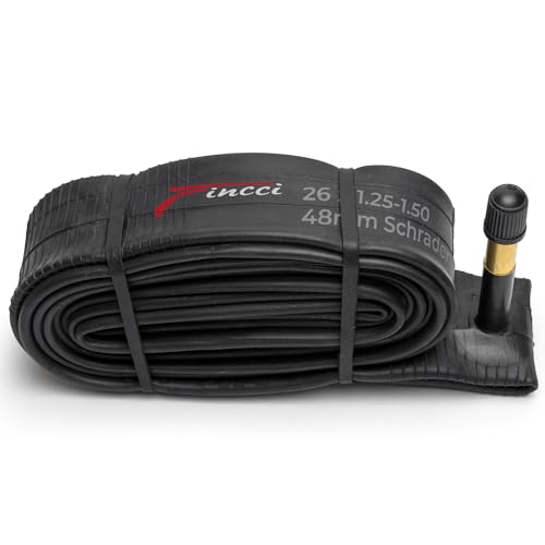 Tubo de Ar FINCICI 26 X 1.25 1.5 Pulgadas (48Mm) Schrader Fincci - Câmaras de ar de bicicleta - tubo de ar, fincici, 26 x 1.25, 1.5 pulgadas, schrader