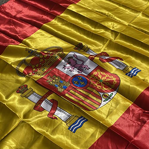 Bandeira Espanha 150X225 cm Branco e Preto Durabol - Bandeiras e cataventos - 150x225 cm, poliéster, branco e preto