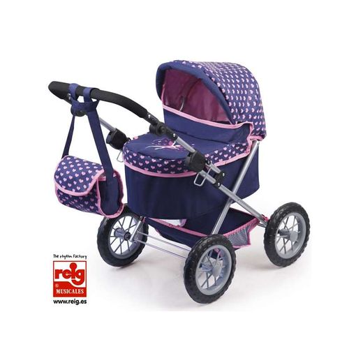 Carrinho de Bonecas BAYER Trendy (Idade Mínima: 3) Bayer - Acessórios para bonecas e figuras de ação - ajustável, compartimento, bonecas, 3 anos