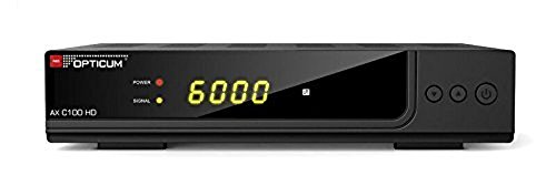 Cabo para Satélite OPTICUM AX C100 HD (Preto) Opticum - Receptores de satélite - hdmi, preto, com fios, usb 2.0