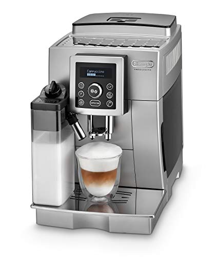Máquina de Café DELONGHI Ecam 23.466.S (15 bar - 13 Níveis de Moagem) DELONGHI - Cafeteiras e máquinas de expresso - 15 bar, 13 níveis, thermoblock, 130 ml