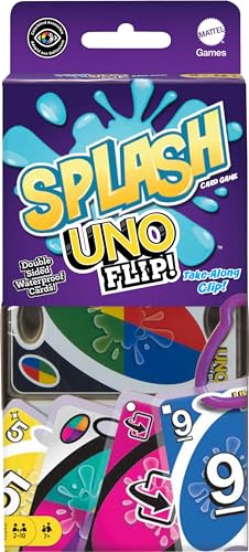 Jogo de cartas MATTEL GXD74 (7 anos) Mattel - Jogos de cartas - cartas, 2 níveis, uno, Flip Splash, cartas especiais