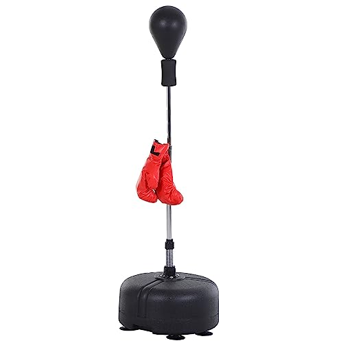 Saco de Boxe HOMCOM | 48 x 136 - 154 cm (Até: 120 kg) SPANISH AOSOM - Sacos de pancada e de treino - boxe, 48x136-154cm, 120kg