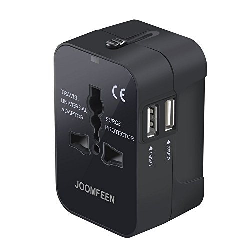 Adaptador de Viagem JOOMFEEN JF-USB1-UK (Universal - 2 USB) JOOMFEEN - Conversores e adaptadores de viagem - universal, 2 usb, 0,5 m