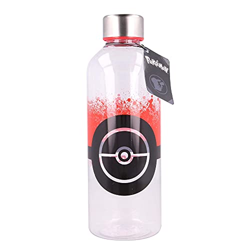 Garrafa de Plástico Pokémon Poké Ball (8.5 x 9.5 x 27 cm) Stor - Materiais de embalagem - 1L, plástico, versátil, resistente