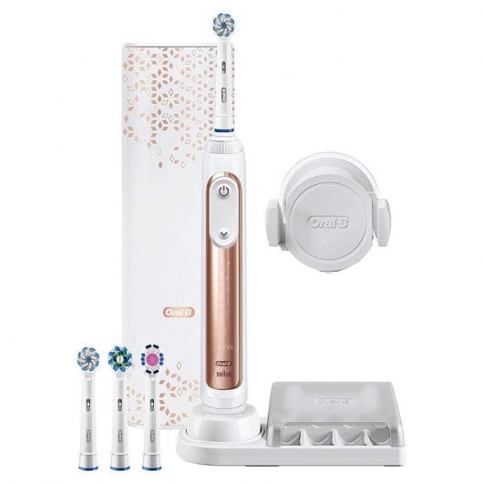 Escova de Dentes Elétrica Oral-B Genius 402D Azul Oral-B - Escovas de dentes - recarregável, 6 modos, detecção de pressão, usb