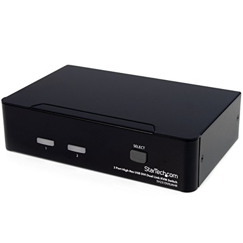 Adaptador de cabo de vídeo StarTech.com SV231DVIUAHR Preto STARTECH.COM - Comutadores kvm - adaptador de cabo, vídeo, startech.com, SV231DVIUAHR, preto