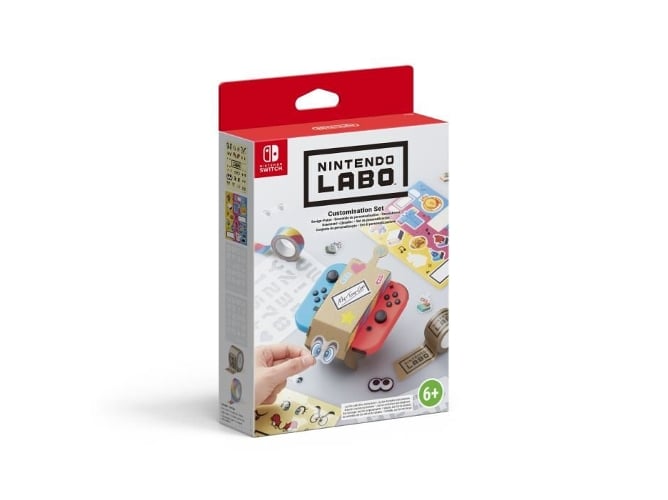 Conjunto de Acessórios para Nintendo Switch LABO Nintendo - Acessórios para console de jogo portátil - personalização, cinta adesiva, folhas, autocolantes