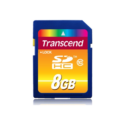 Cartão de Memória TRANSCEND Ultimate (SDHC) Transcend - Cartões de memória flash - 8 gb, SDHC, Class 10, 20 MB/s, preto