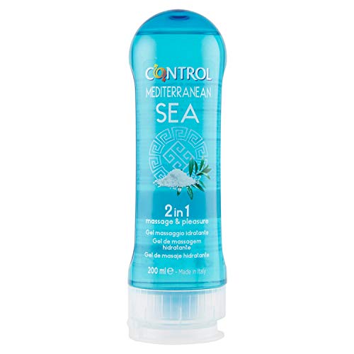 Gel de Massagem CONTROL Mediterranean Sea (250 ml) CONTROL - Cuidados pessoais - 2 em 1, sensualidade, hipoalergénico, 250 ml