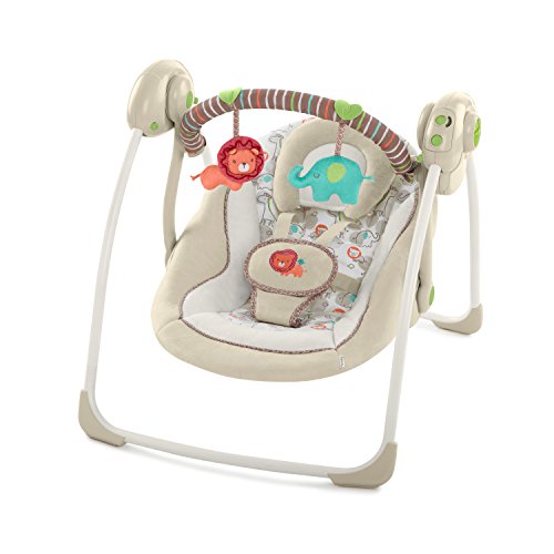 Baloiço de Bebé INGENUITY Cozy Kingdom Compacto Ingenuity - Brinquedos para bebês e equipamentos de atividades - sonoro, compacto, vibração suave, melodia
