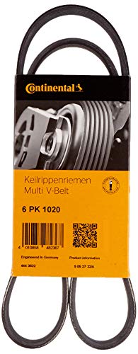 Correia de Acessórios para Motosierras CONTINENTAL CA 6PK1020 CONTITECH - Peças do motor do veículo automóvel - poliuretano, preto, 2 m, 1 kg