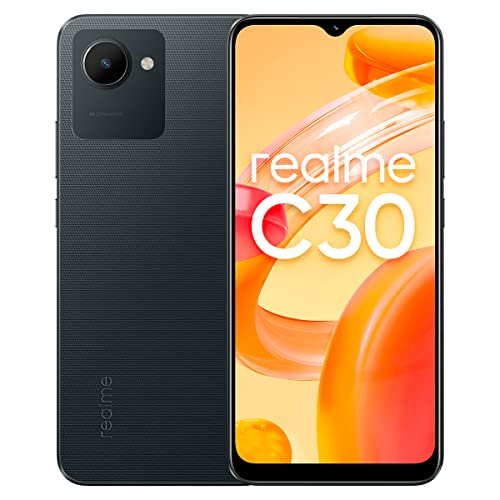 Smartphone REALME C30 (6.5'' - 3 GB - 32 GB - Preto) Realme - Telemóveis - 6.5, 3 GB, 32 GB, preto, unisoc t612