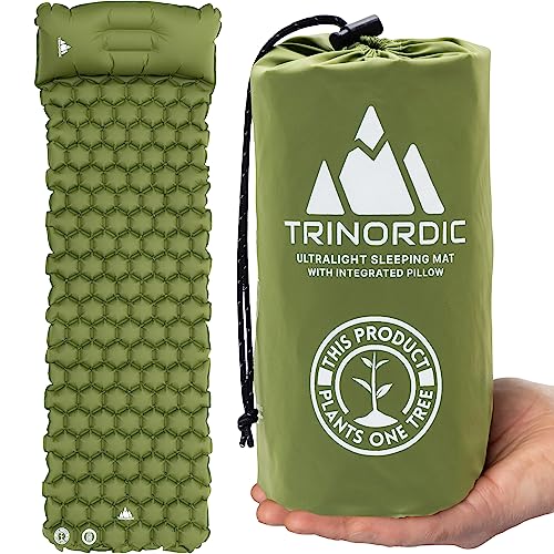 Colchão Insuflável Trinordic 1 Pessoas (Verde) Trinordic AB - Colchões de dormir - insuflável, cama, almofada de ar, 90 kg