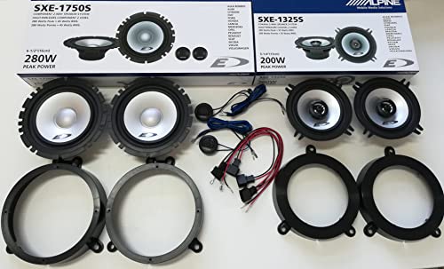 Alpine Kit 6 Altavoces Mercedes C W203 Delante Y Trasero Bandi-Elettronica - Alto-falantes - Mercedes C, w203, delantera, trasera