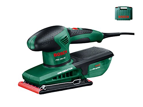 Lixadora BOSCH PSS 200 AC (200 W - Velocidade: 10.000-20.000 rpm) Bosch - Lixadeiras - 200 W, 10.000-20.000 rpm