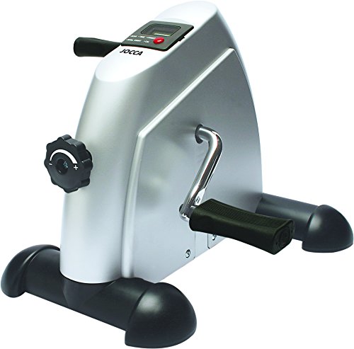Bicicleta Estática JOCCA 4 Funções LCD Preto Jocca - Bicicletas de exercício - bicicleta estática, 4 funções lcd, distância percorrida, calorias queimadas, tempo de exercício, pedalada para frente e trás, display LCD