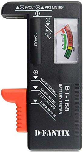 Testador de Bateria D-FANTIX BT-168 | Preto D-FantiX - Testadores de bateria de uso geral - testador, bateria, d-fantix, bt-168, preto