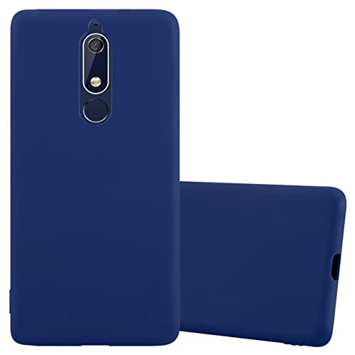Capa para Nokia 5.1 CADORABO Azul Escuro CADORABO - Capas para telemóveis - azul, escuro, silicone, nokia 5.1