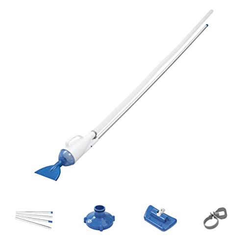 Aspirador de piscina BESTWAY Flowclear AquaCrawl (Azul) Bestway - Suprimentos de limpeza doméstica - piscina, adaptadores, cabo longo, compatível