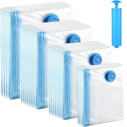 12 Bolsas de Armazenamento a Vácuo com Bomba de Mão xinyimaoyieu - Roupa de cama e cama - bolsas, armazenamento, vácuo, bomba de mão
