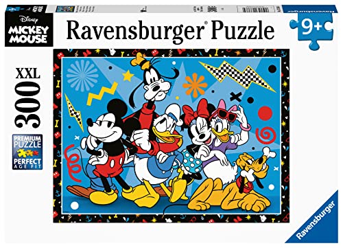 Puzzle RAVENSBURGER Mickey Mouse (Idade Mínima: 9 Anos - 300 Peças) Ravensburger - Quebra-cabeças - puzzle, mickey mouse, 9 anos, 300 peças, madeira
