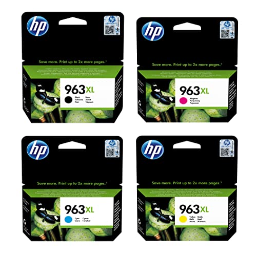 Tinteiro HP 963XL - CB534EE Preto, Ciano, magenta, Amarelo HP - Cartuchos de toner e jato de tinta - preto, ciano, magenta, amarelo