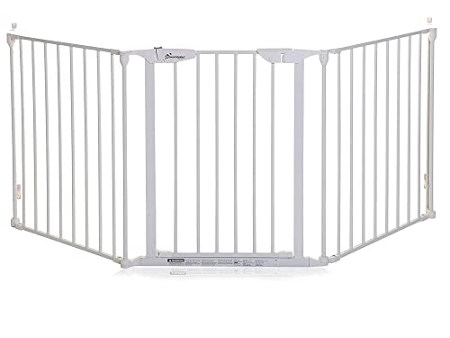 Porta de Segurança DREAMBABY 1-3 Painéis Newport Tee Zed - Portões para bebês e animais de estimação - 1-3 painéis, metal resistente, altura ajustável, fácil de montar