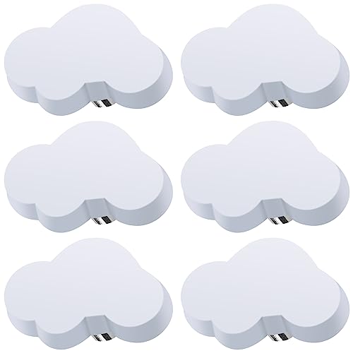 Tira para Gaveta AINIUNIU com Forma de Nuvem (6 Unidades) AINIUNIU - Puxadores e puxadores de armário - nuvem, 6 unidades, flexível, fácil de limpar