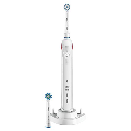 Escova de Dentes Elétrica ORAL B Smart 4 4000S Sensi Ultrathin Azul Braun - Acessórios de banheiro - bluetooth, temporizador, 14 dias, ultrathin