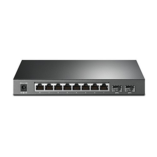 Switch TP-LINK TL-SG2210P (8 Portas Gigabit) TP-Link - Concentradores e comutadores - 8 portas gigabit, poe, sfp slots, web-based gui