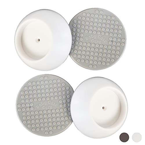 Baby Gate Guru Wall Guard 4 Pack White Baby Gate Guru - Conjuntos de móveis de quarto - 4 pack, diffuse pressão, larga superfície