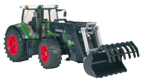 Trator de Brincar BRUDER Fendt 936 Vario Bruder - Caminhões de brinquedo & veículos de construção - trator, brincar, fendt 936 vario, cabine aberta, capô aberto, pára-choques ajustável