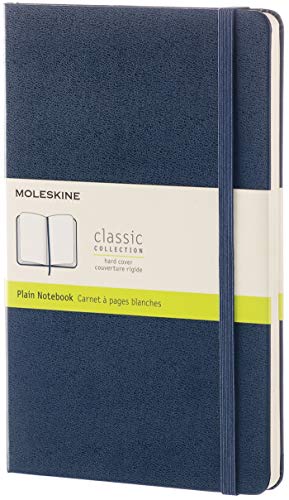 Caderno e Bloco de Notas Moleskine Hardcover Azul Moleskine - Cadernos e bloco de notas - capa hardcover, azul, bolsa interna, papel sem ácidos