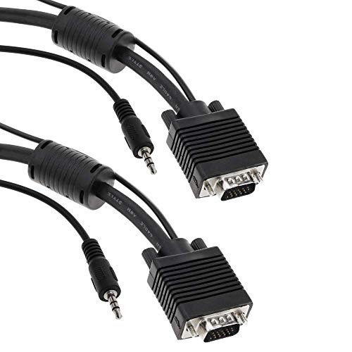 Cabo de Vídeo CUC EXERTIS CONNECT (VGA - 5 m - Preto) BEMATIK.COM - Fios e cabos elétricos - cabo video, vga, 5m, preto