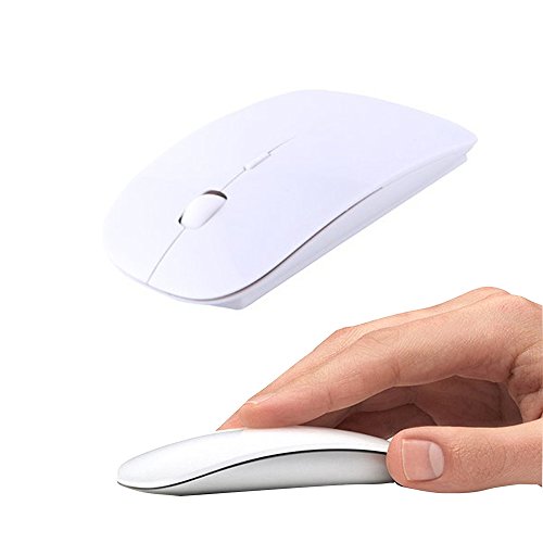 Rato Gaming Wireless 2.4Ghz Ergonomico Curvo Usb Nano Recetor para Macbook Air Pro UrChoiceLtd - Ratos e trackballs - wireless, ergonômico, curvo, usb nano