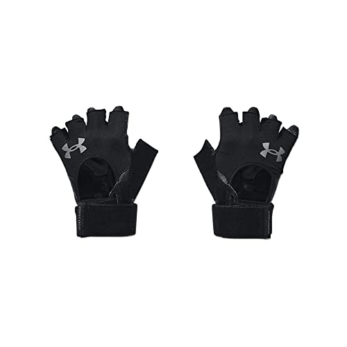 Luvas para Homem UNDER ARMOUR Weightlifting Preto (L) Under Armour - Luvas de levantamento de peso e suportes para as mãos - elastano, poliuretano, 8.5 cm, preto