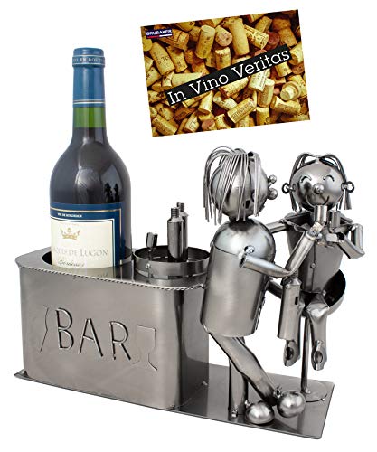 Suporte para Garrafa BRUBAKER 2X2X4.5CM (Metal) BRUBAKER - Cozinha & sala de jantar - suporte, garrafa, metal