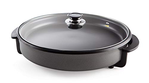 Orbegozo PZ 7775 Pizza maker Preto, Inox 1000 W (Pequeno Almoço) Orbegozo - Frigideiras elétricas & woks - 1000 W, antiaderente, termostato regulável