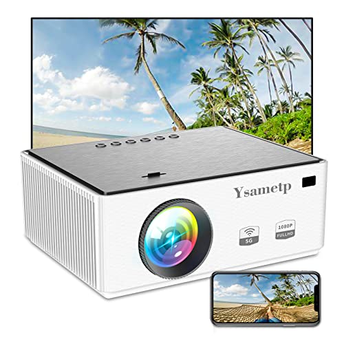 Projetor Portátil 5G+Wifi Full Hd 1080P (Videoprojector) Ysametp - Projetores multimídia - full hd, 1080p, led, sem fios