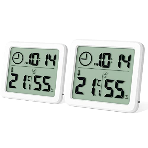 Termómetro de Contato NEWANER 2 Peças (Branco) Newaner - Previsores do tempo e estações - termómetro, contato, newaner, 2 peças