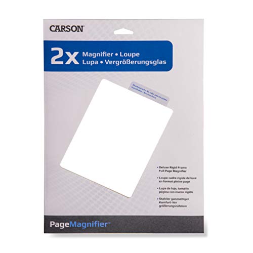 Lupa de Mesa CARSON Page Magnifier Transparente Carson - Lupas - lupa, magnificador, transparente