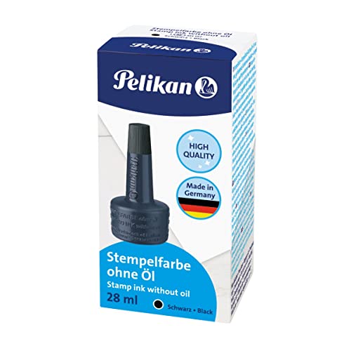 Recarga de Almofadas de Tinta Pelikan Stamping Ink 4K Pelikan - Tinta, tinta de arte e esmalte - preto, 28 ml, pelikan 8000